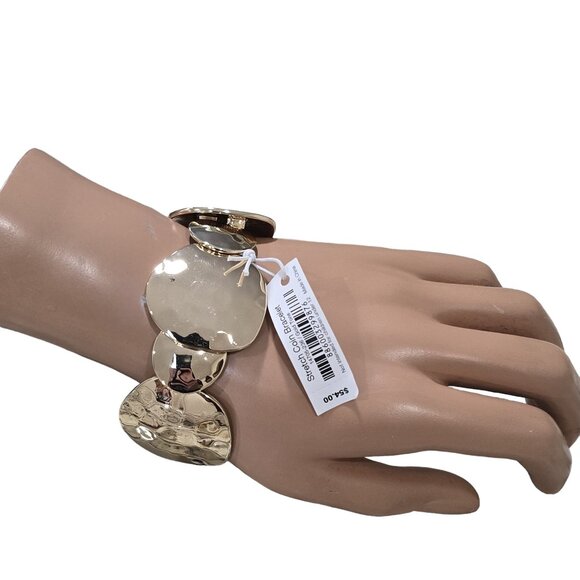 Vera Bradley Jewelry - Vera Bradley Women's Gold Plated Coin Stretch Bracelet NWT MSRP $54